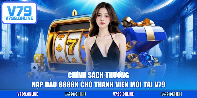 Chính sách thưởng nạp đầu 8888K cho thành viên mới tại V79